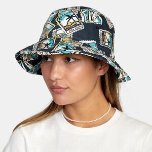 RVCA Forever Bucket Hat Catalina Big Sur S M New Black